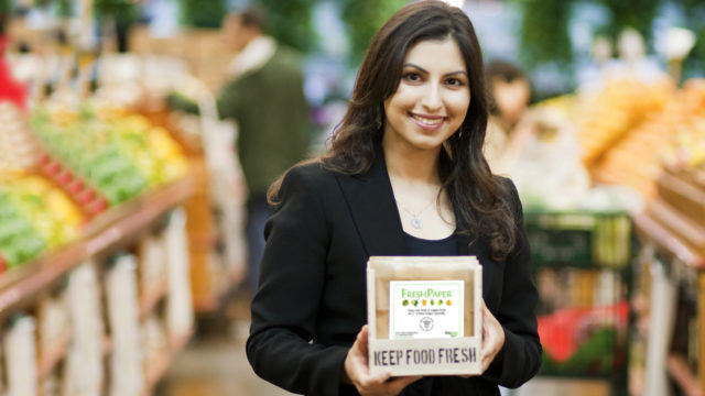 FreshPaper Inventor Kavita Shukla (2002) has been invited to participate in the 2016 Nobel Prize Dialogues in Sweden and speak about “The Future of Food” and her work on FreshPaper.